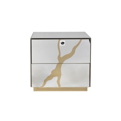 Тумба зеркальная с золотым ...