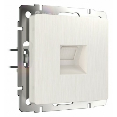 Розетка Ethernet RJ-45 без рамки Werkel перламутровый рифленый W1181013 WRK_a051190