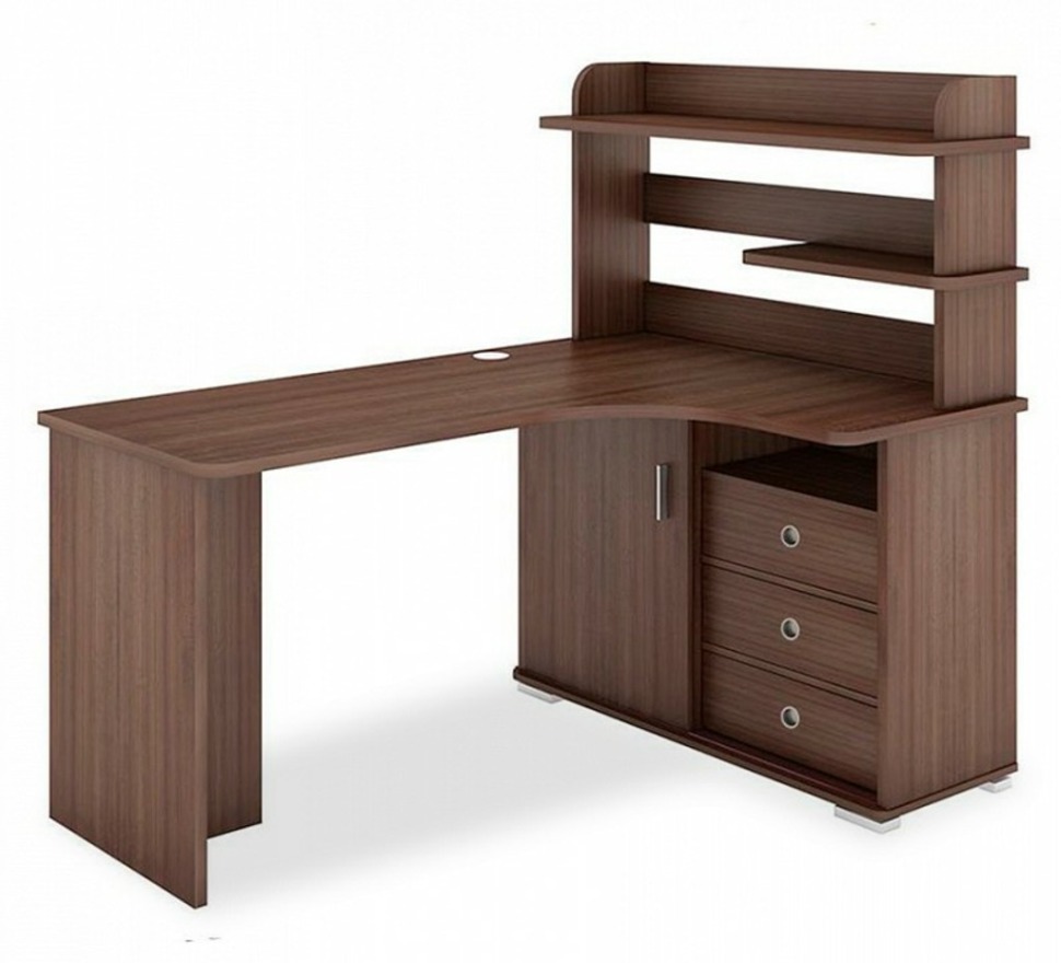 Фото Стол компьютерный Домино СР-145 MER_SR-145-SH-CH-PRAV-NOVYJ - интернет-магазин МегаТерем в Москве