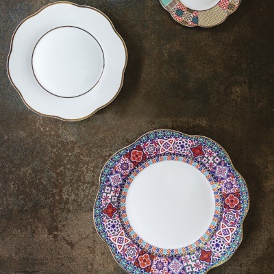 Тарелка LANE002AV001150, 15 см, костяной фарфор, ivory/gold, LE COQ