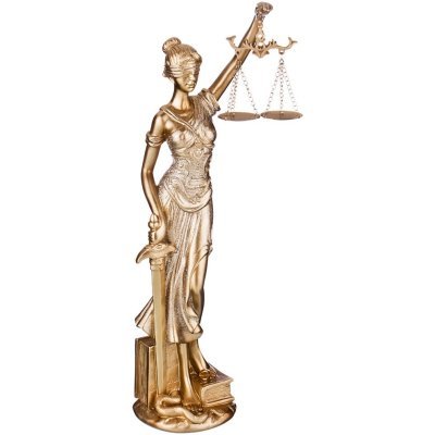 Фигурка фемида 13*10*41 см....