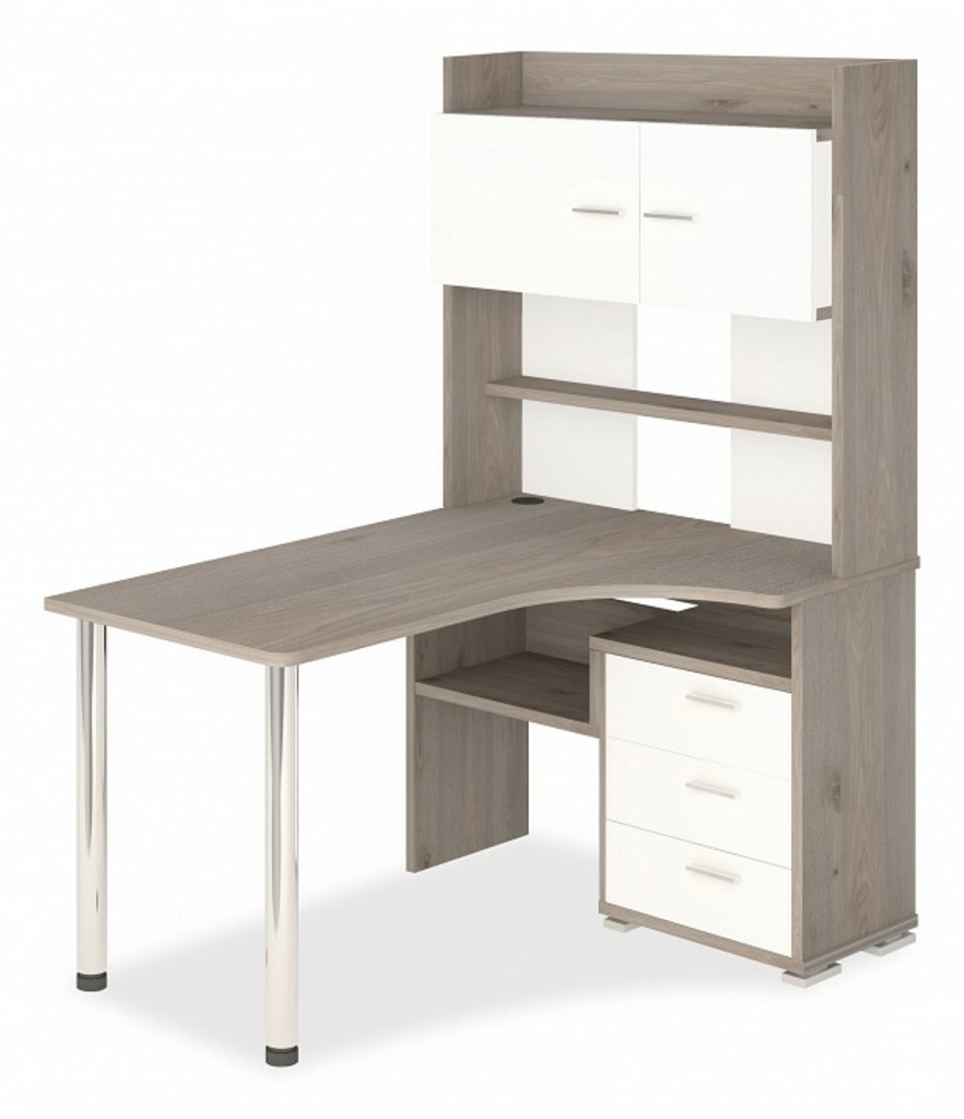 Фото Стол компьютерный Домино Нельсон СР-133 MER_SR-133-NBE-PRAV - интернет-магазин МегаТерем в Москве