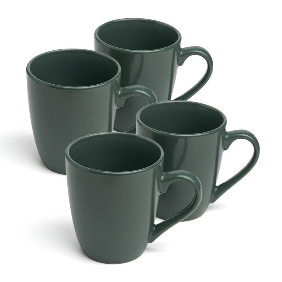 Фото Набор кружек bronco grasses 4 шт. 320 мл (191-345-1)  - интернет-магазин МегаТерем в Москве