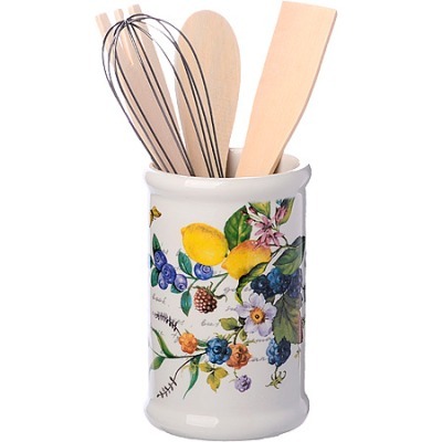 Подставка с кухонными приборами Лесные ягоды с лимонами LORAINE (60158)