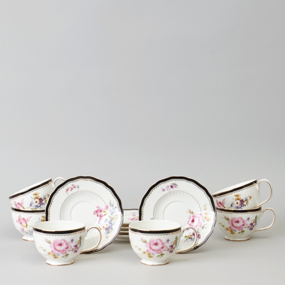 Фото Чайный набор lefard nostalgie на 6 пер. 12 пр. 260 мл (590-663)  - интернет-магазин МегаТерем в Москве