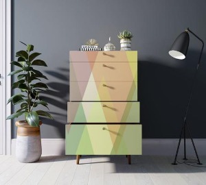Фото Комод высокий Berber принт 16 арт BB10/Print_16-ET - интернет-магазин МегаТерем в Москве