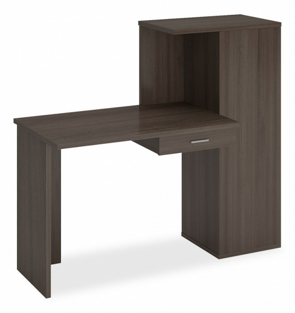 Фото Стол письменный Домино Lite СКЛ-ПРЯМ100+ШК MER_SKL-PRYAM100-SHK-SH-CH - интернет-магазин МегаТерем в Москве