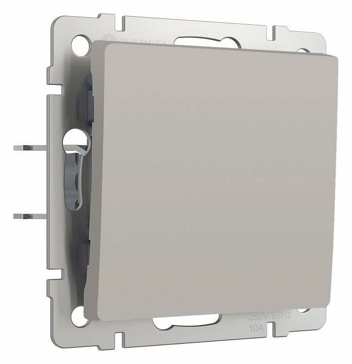 Фото Выключатель проходной одноклавишный без рамки Werkel дымчатый W1212004 WRK_a069449 - интернет-магазин МегаТерем в Москве