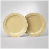 Набор тарелок обеденных lefard tint 24 см (желтый) 2 шт. (48-959-1) 
