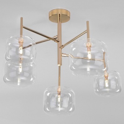 Люстра на штанге Eurosvet Jar 70128/5 золото EV_a056921