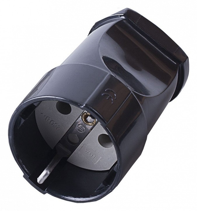 Фото Розетка переносная разборная с заземлением Stekker  32854 FE_32854 - интернет-магазин МегаТерем в Москве