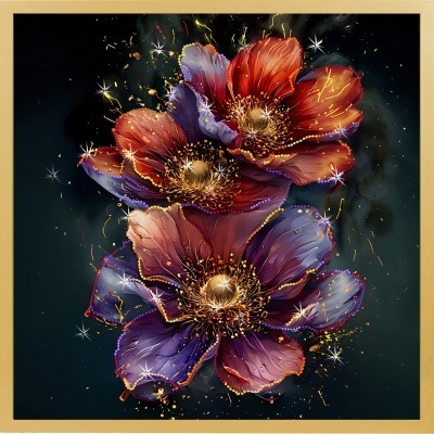 Фото Картина ЦВЕТЕНИЕ ДУШИ с кристаллами Swarovski (3173) - интернет-магазин МегаТерем в Москве