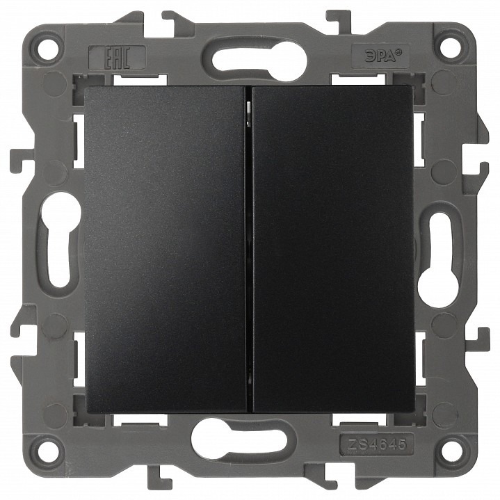 Фото Переключатель перекрестный двухклавишный без рамки Эра Эра Elegance 14-1112-05 ER_B0065302 - интернет-магазин МегаТерем в Москве