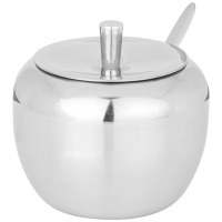 Сахарница agness с ложкой 400 мл 9,5х9,5х10cm (912-046) 