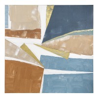 Панно декоративное с ручной росписью by feel, 100х100 см, цветное (76482)