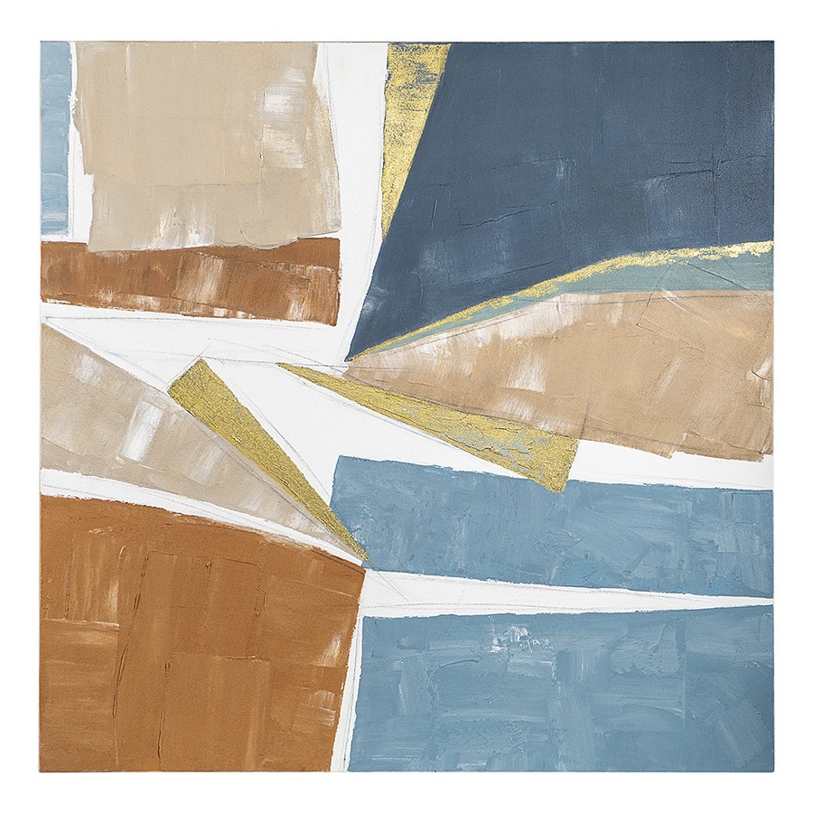 Фото Панно декоративное с ручной росписью by feel, 100х100 см, цветное (76482) - интернет-магазин МегаТерем в Москве