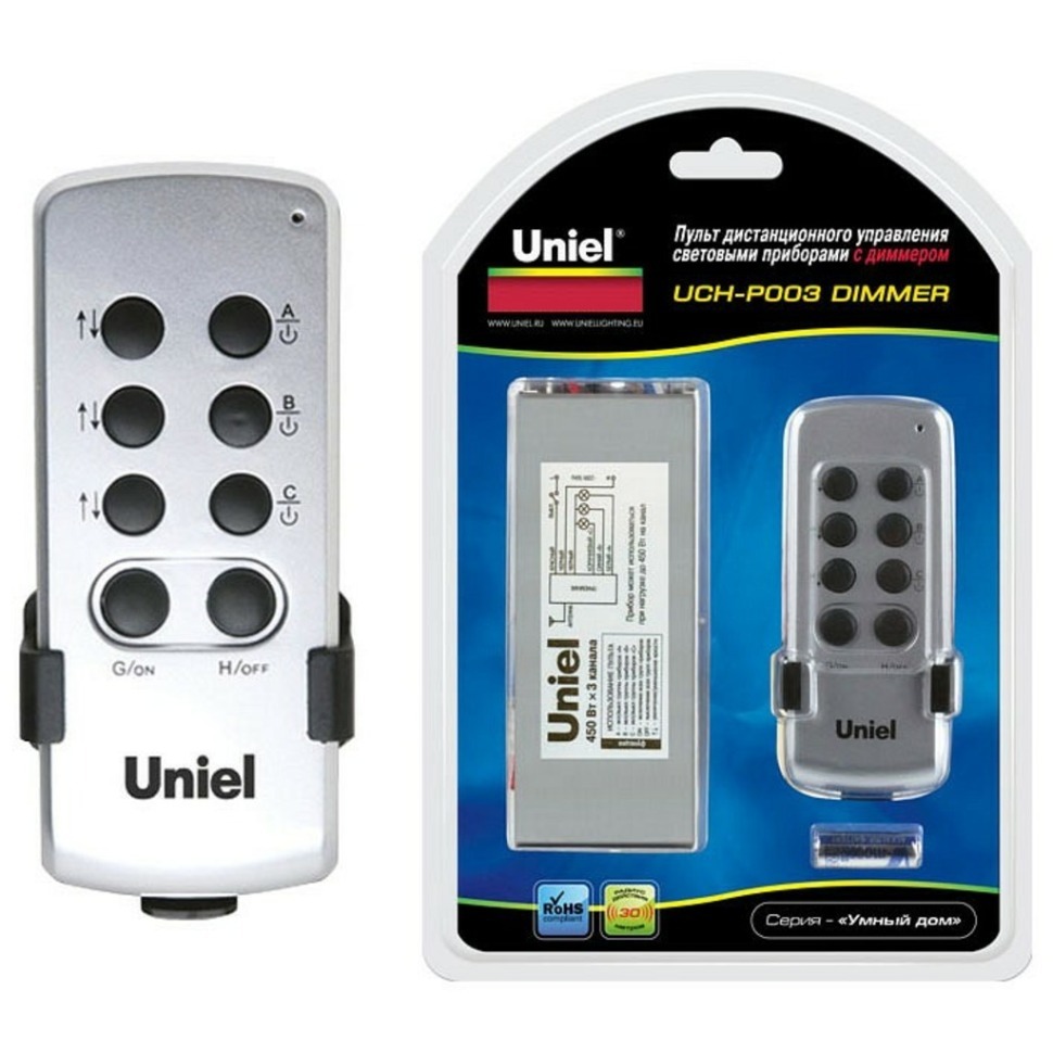 Фото Пульт ДУ Uniel UCH-P003 03624 UL_03624 - интернет-магазин МегаТерем в Москве