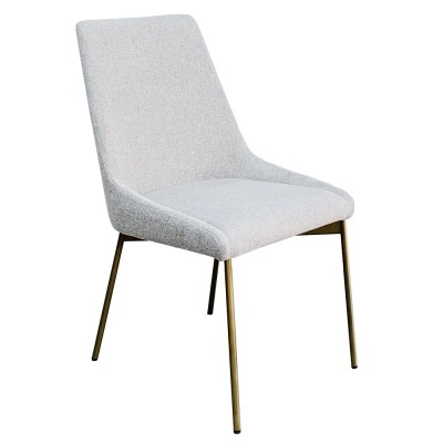 Стул обеденный белый+бронза 49*61*87см (TT-00013151)