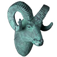 Голова барана 4454, металл, mixed, ROOMERS FURNITURE