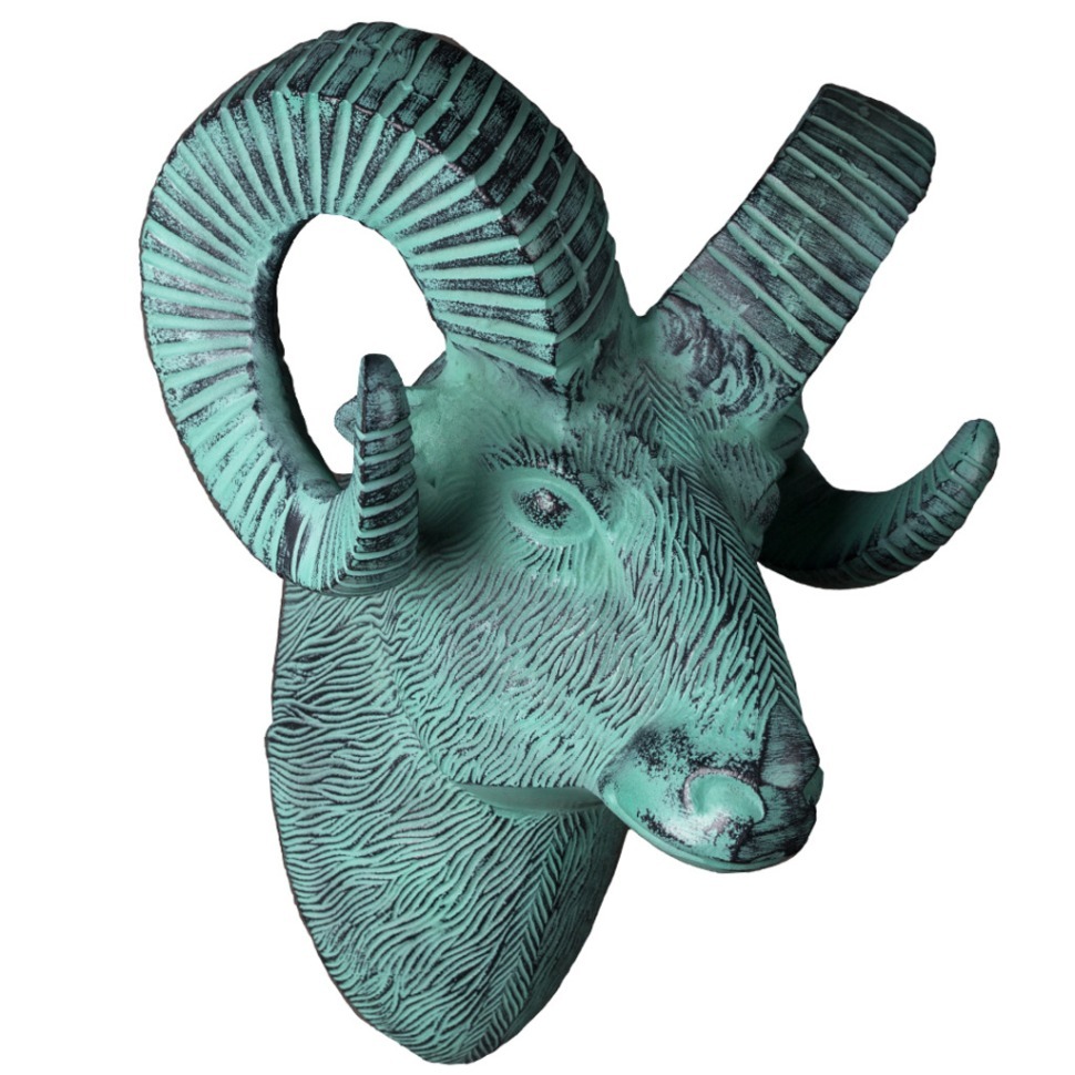 Фото Голова барана 4454, металл, mixed, ROOMERS FURNITURE - интернет-магазин МегаТерем в Москве