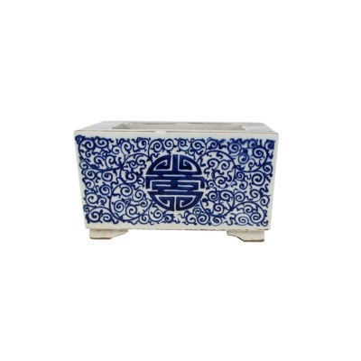 Кашпо RZKS09, фарфор, blue/...