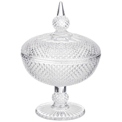 Емкость для хранения на ножке "diamant" 15,7*15,7*23см Lefard (355-318)