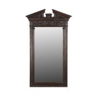 Зеркало PR48328, манго, dark brown, ROOMERS FURNITURE Зеркало PR48328, манго, dark brown, ROOMERS FURNITURE