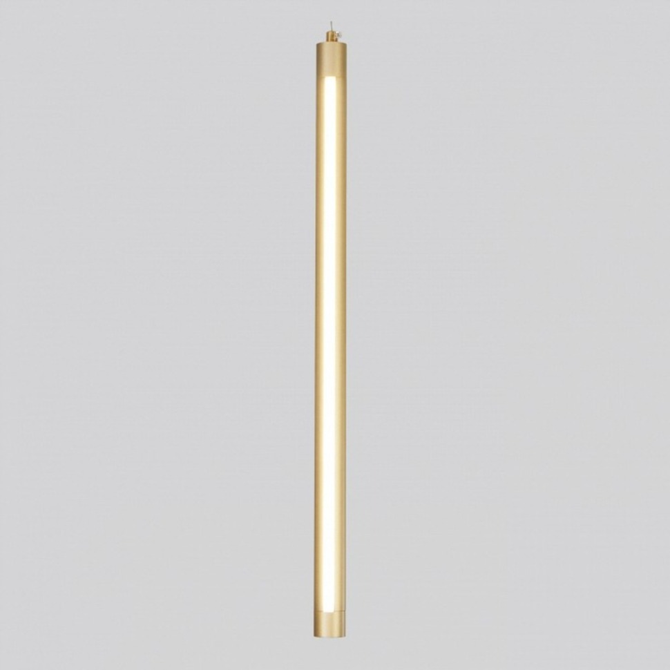 Фото Подвесной светильник Eurosvet Strong 50189/1 LED матовое золото EV_a048077 - интернет-магазин МегаТерем в Москве