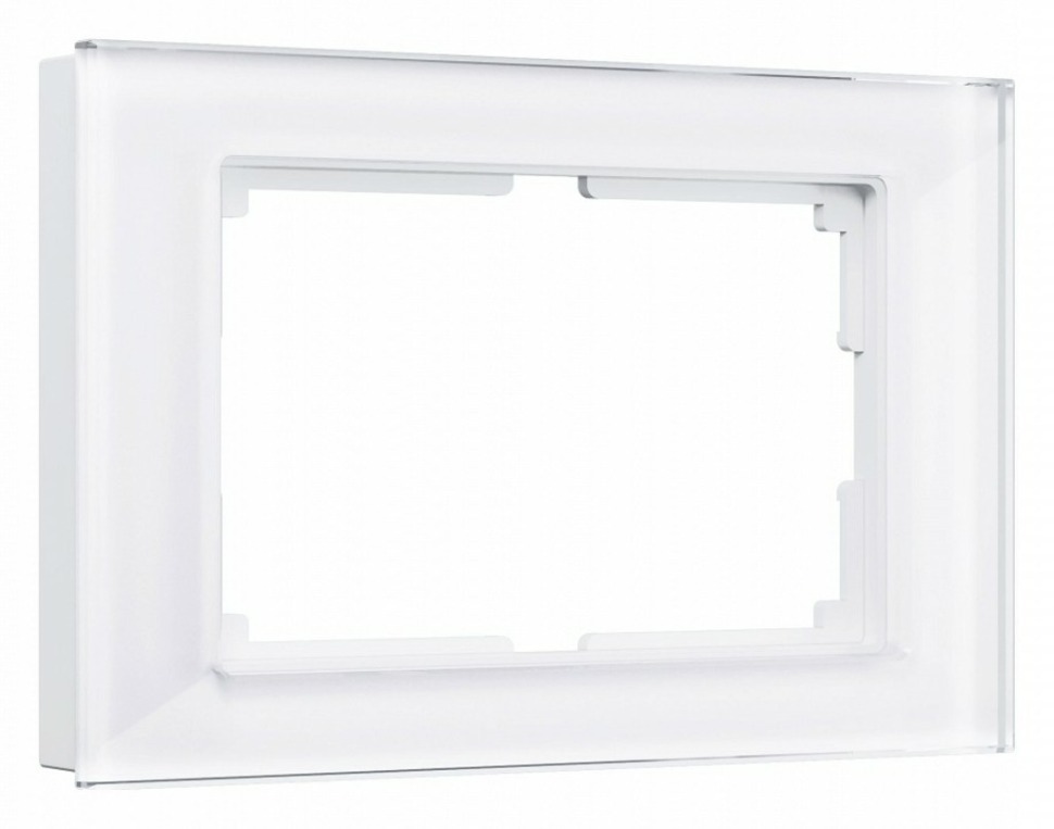 Фото Рамка для двойной розетки Werkel Favorit (белый) W0081101 WRK_a051191 - интернет-магазин МегаТерем в Москве
