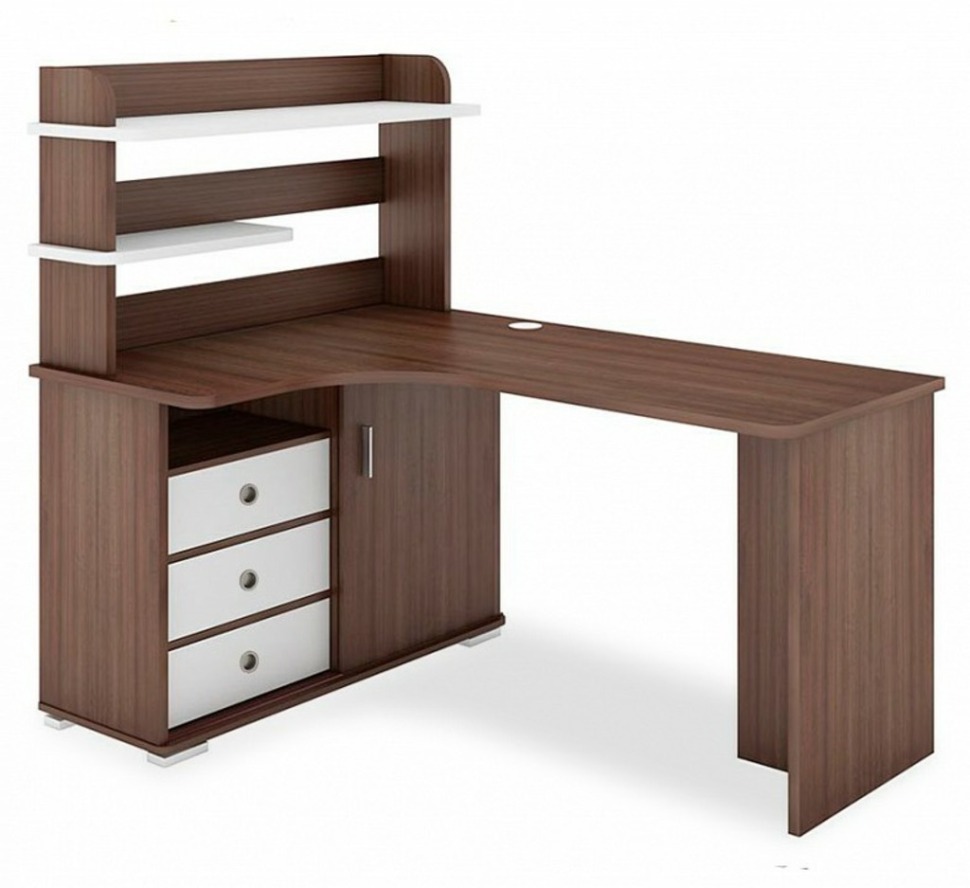 Фото Стол компьютерный Домино СР-145 MER_SR-145-SHBESH-CH-LEV-NOVYJ - интернет-магазин МегаТерем в Москве