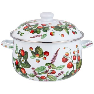 Кастрюля agness эмалированн...