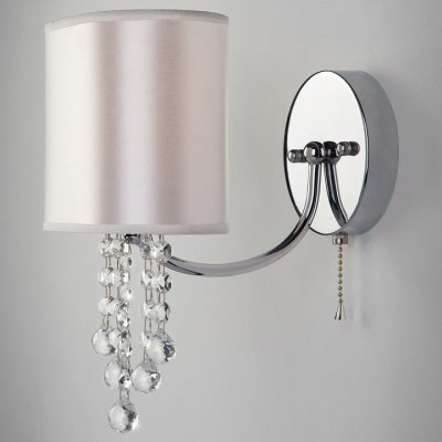 Бра Eurosvet Cornella 10084/1 хром/прозрачный хрусталь Strotskis