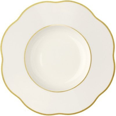 Тарелка LANE002AV004210, 21 см, костяной фарфор, ivory/gold, LE COQ