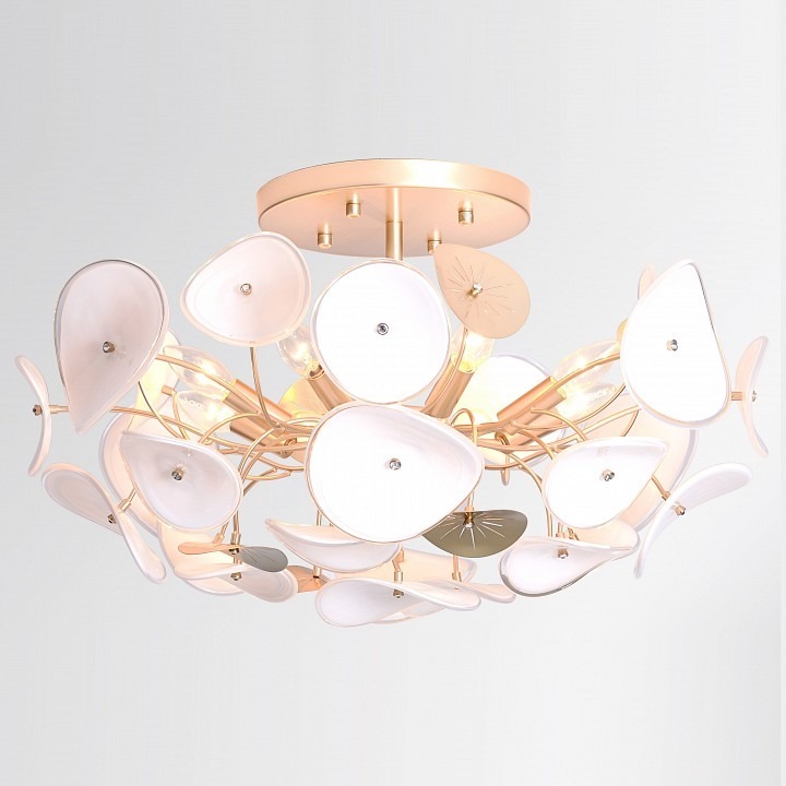 Фото Люстра на штанге Rivoli Albertina Б0068077 RVL_B0068077 - интернет-магазин МегаТерем в Москве