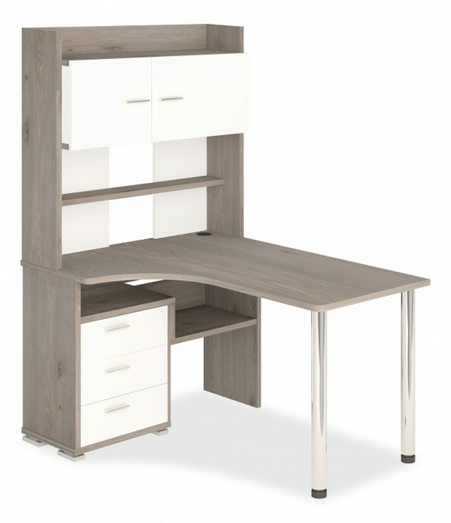 Фото Стол компьютерный Домино Нельсон СР-133 MER_SR-133-NBE-LEV - интернет-магазин МегаТерем в Москве