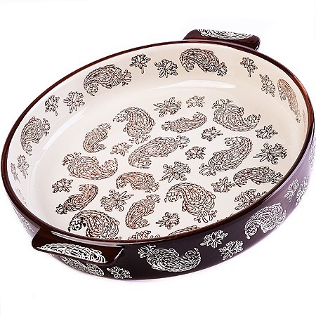 Фото Форма для запекания керамическая 2,5 л LORAINE (31116) - интернет-магазин МегаТерем в Москве