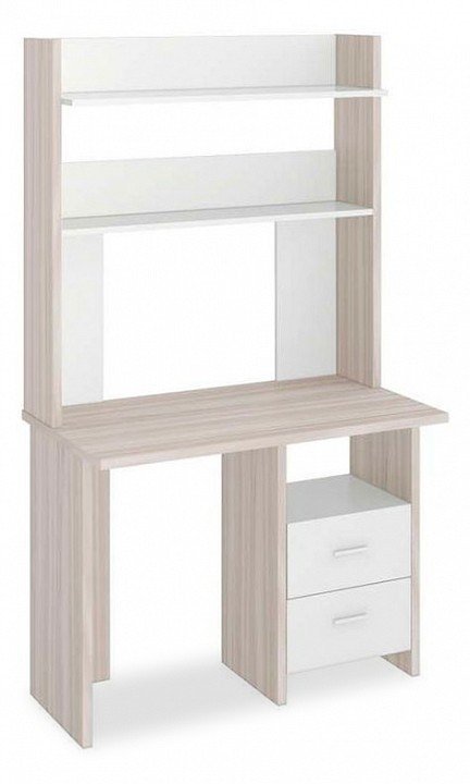 Фото Стол компьютерный Домино Lite СКЛ-Прям100+НКЛХ-100 КБЕ MER_SKL-Pryam100_NKLH-100_KBE - интернет-магазин МегаТерем в Москве