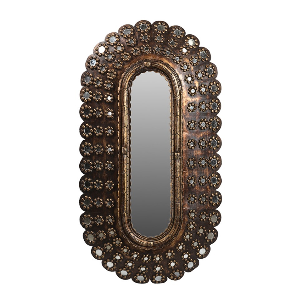 Фото Зеркало PR45424, Искусственный композит, Metal, ROOMERS FURNITURE - интернет-магазин МегаТерем в Москве