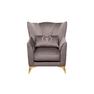 Кресло Siena велюр серый Co...