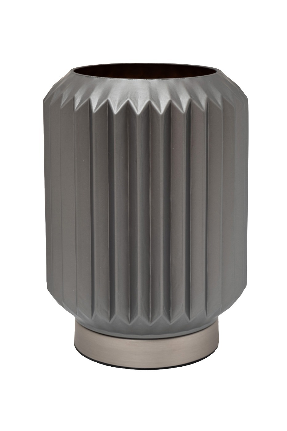 Фото Лампа настольная серое дымчастое стекло d16,5*h25см (TT-00012411) - интернет-магазин МегаТерем в Москве