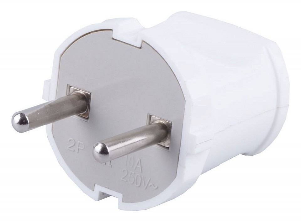 Фото Вилка прямая без заземления Stekker PPG10-43-201 32855 FE_32855 - интернет-магазин МегаТерем в Москве