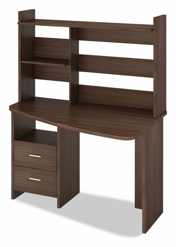 Фото Стол компьютерный Домино Лайт СКЛ-Крл 120+НКЛ-120 MER_SKL-Krl120_NKL-120_SH_PRAV - интернет-магазин МегаТерем в Москве