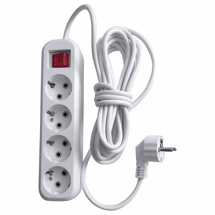 Фото Удлинитель с выключателем Stekker Home 39525 FE_39525 - интернет-магазин МегаТерем в Москве