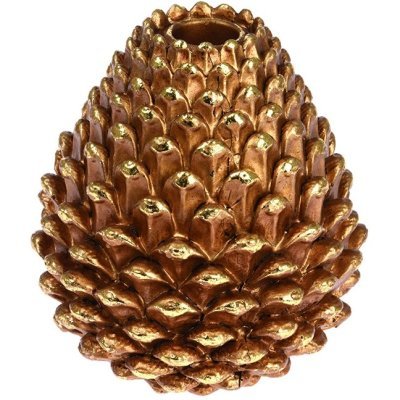 Подсвечник Шишка цвет золот...