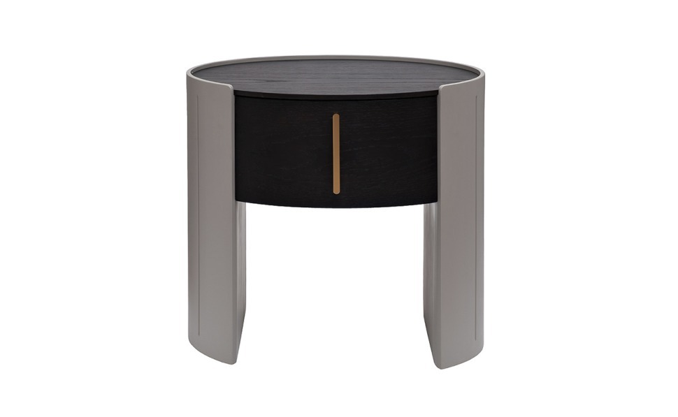 Фото Тумбочка 1 ящик темный шпон 59*42*55см (TT-00012682) - интернет-магазин МегаТерем в Москве