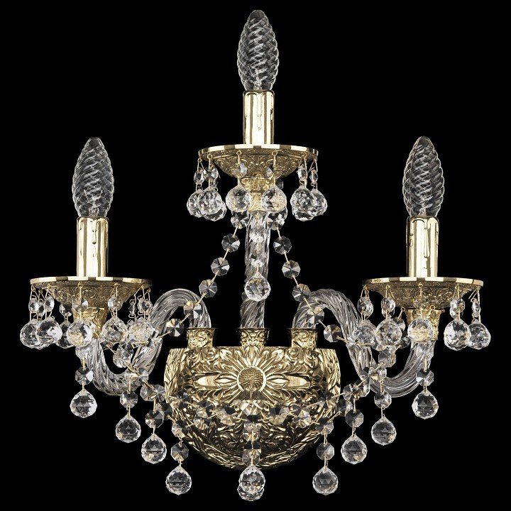 Фото Бра Bohemia Ivele Crystal 1610 16109B/2+1/141 G BI_16109B_2_1_141_G - интернет-магазин МегаТерем в Москве