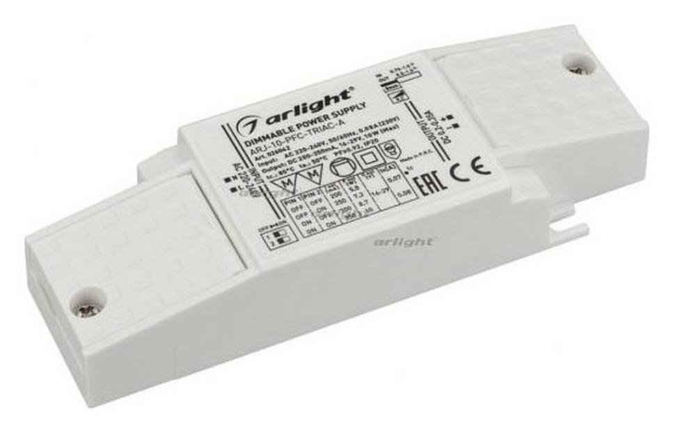 Фото Блок питания Arlight ARJ-10-PFC-TRIAC-A 026042 ARLT_026042 - интернет-магазин МегаТерем в Москве