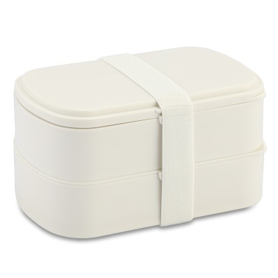 Ланч-бокс с приборами food time, 1 л, молочный (79039)