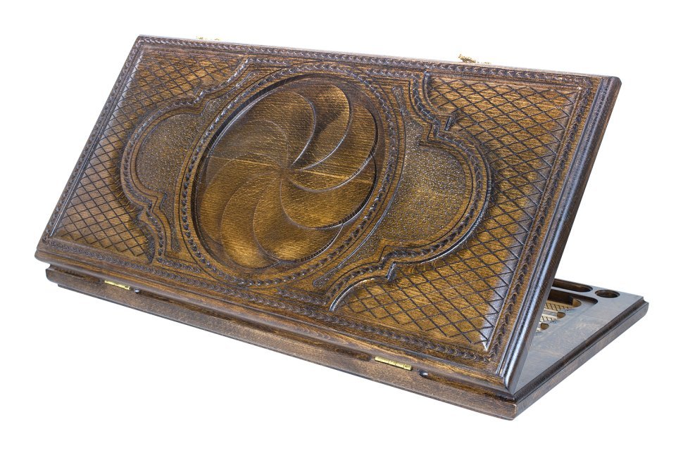 Фото Нарды резные Бесконечность 60, Mkhitaryan (64183) - интернет-магазин МегаТерем в Москве