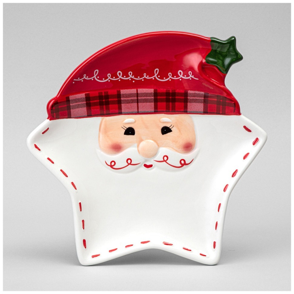 Фото Блюдо сервировочное коллекция christmas holidays 21,5*21*2 см Lefard (230-509) - интернет-магазин МегаТерем в Москве